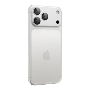 Spigen GLAStR EZ Fit Optik Camera Protector voor de Apple iPhone 17 Pro Max - Silver