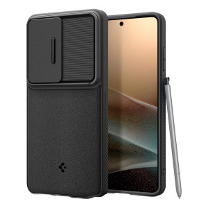 Spigen Optik Armor Camera Slider voor de Samsung Galaxy S26 Ultra - Black
