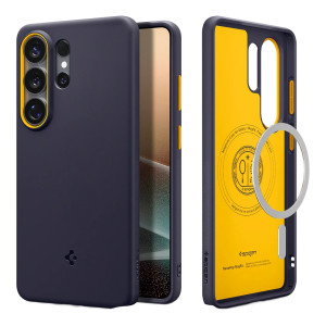 Spigen Nano Pop MagFit Backcover voor de Samsung Galaxy S26 Ultra - Blueberry Navy