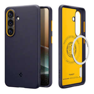Spigen Nano Pop MagFit Backcover voor de Samsung Galaxy S26 - Blueberry Navy