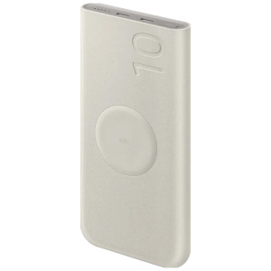 Samsung Galaxy Battery Pack 10.000 mAh - Draadloze powerbank 25W - 2x USB-C - Beige
