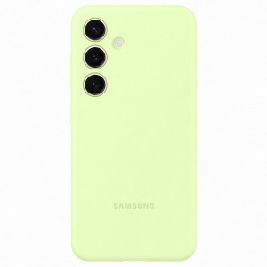 Originele Silicone Backcover voor de Samsung Galaxy S24 - Light Green