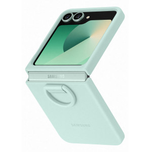 Originele Silicone Cover Ring voor de Samsung Galaxy Z Flip 6 / Flip 7 FE - Mint