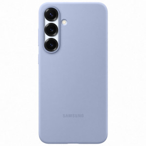 Originele Silicone Backcover voor de Samsung Galaxy S25 Plus - Lichtblauw