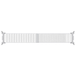 Originele Fabric Band voor de Samsung Galaxy Watch 8 (40/44mm) / Classic (46mm) - Maat S/M - Wit