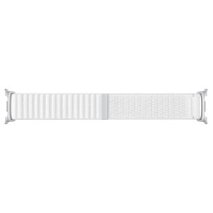 Originele Fabric Band voor de Samsung Galaxy Watch 8 (40/44mm) / Classic (46mm) - Maat M/L - Wit