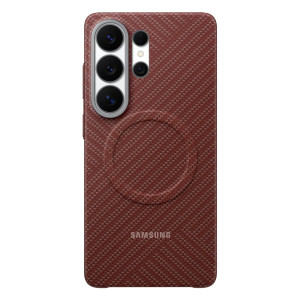 Carbon Magnet Case voor de Samsung Galaxy S26 Ultra - Coral Red