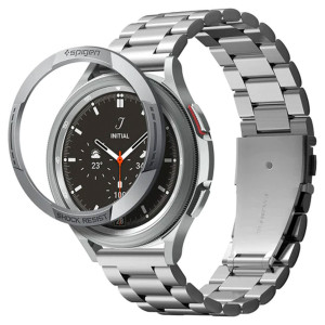 Spigen Chrono Shield voor de Samsung Galaxy Watch 4 Classic - 46 mm - Silver