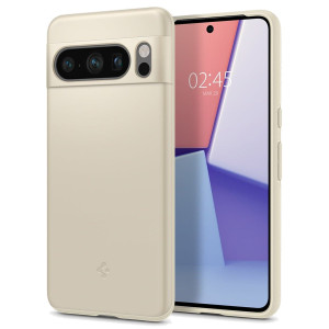 Spigen Thin Fit Backcover voor de Google Pixel 8 Pro - Mute Beige