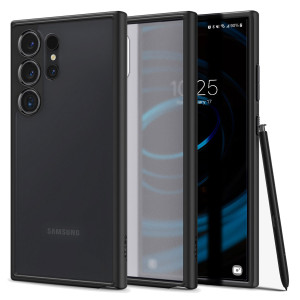 Spigen Ultra Hybrid Backcover voor de Samsung Galaxy S24 Ultra - Frost Black