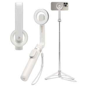 Spigen MagSafe Tripod Selfie Stick - met afstandsbediening - Universeel - 74CM - Dune Beige