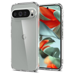 Spigen Ultra Hybrid Backcover voor de Google Pixel 9 Pro XL - Crystal Clear