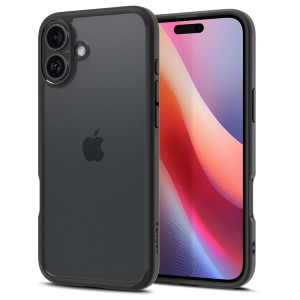 Spigen Ultra Hybrid Backcover voor de Apple iPhone 16 - Matte Black