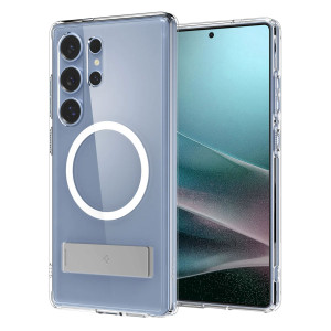 Spigen Ultra Hybrid S MagSafe voor de Samsung Galaxy S25 Ultra - White