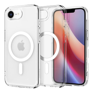 Spigen Ultra Hybrid Backcover MagSafe voor de Apple iPhone 17e / 16e - Frost White