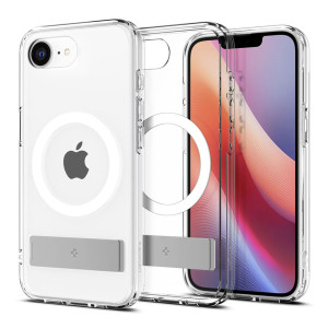 Spigen Ultra Hybrid S MagSafe voor de Apple iPhone 17e / 16e - Clear / White
