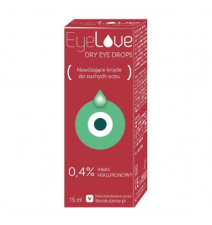 Krople EyeLove Dry Eye Drops - 0,4% hialuronianu sodu