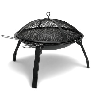 Palenisko ogrodowe z rusztem Brazier Barbecue Grill 55x28 cm (FG9702)