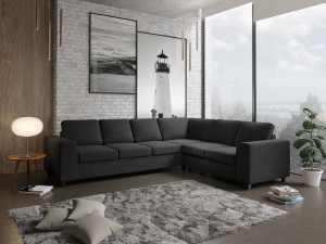 Holmsbu 3c2/2c3 Hjørnesofa - Antrasitt - Vendbar