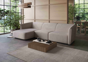 Bornholm Hjørnesofa D3 - Beige (Sven 28)