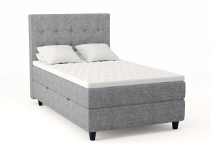 Comfort Seng Med Oppbevaring 120x200 - Lysegrå