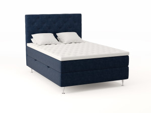 Comfort Seng Med Oppbevaring 140x200 - Mørk Blå