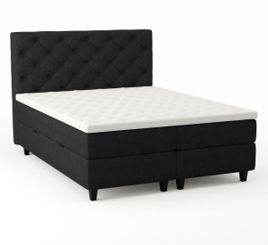 Comfort Seng Med Oppbevaring 160x200 - Antrasitt
