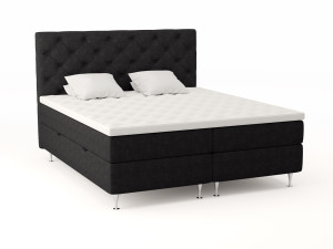 Comfort Seng Med Oppbevaring 180x210 - Antrasitt