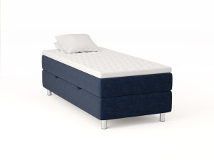 Comfort Seng Med Oppbevaring 90x200 - Mørk Blå
