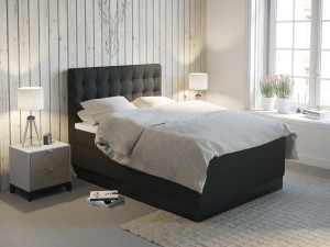 Comfort Kontinentalseng 150x200 - Antrasitt