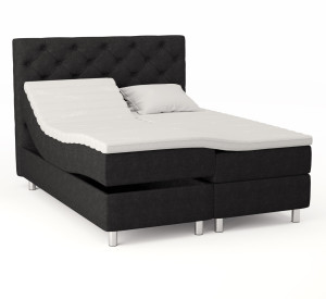 Comfort Regulerbar Seng 160x200 - Antrasitt