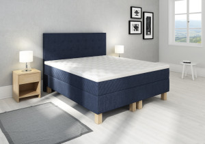 Comfort Kontinentalseng 180x200 - Mørk Blå