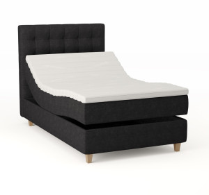 Comfort Regulerbar Seng 120x200 - Antrasitt