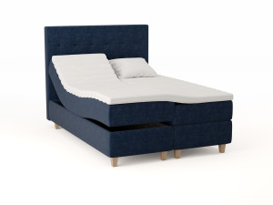 Comfort Regulerbar Seng 140x200 - Mørk Blå