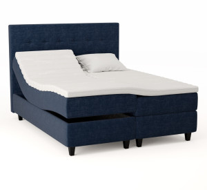 Comfort Regulerbar Seng 160x200 - Mørk Blå