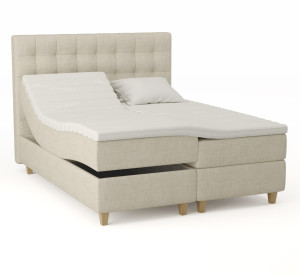 Comfort Regulerbar Seng 160x200 - Sand
