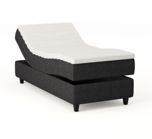 Comfort Regulerbar Seng 90x200 - Antrasitt