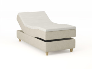 Comfort Regulerbar Seng 90x200 - Sand