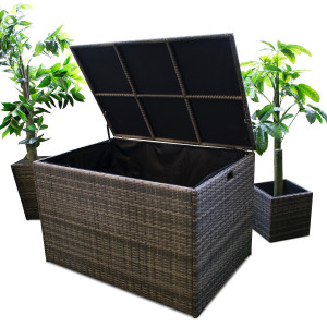 Afternoon Hyndebox I Gråmix Polyrattan