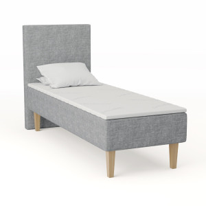 Boxmadras 75x200, Lys Grå