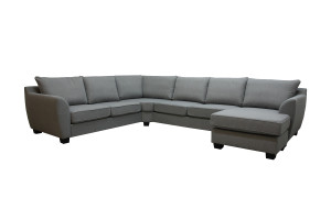 Fredrikstad 2c3d Hjørnesofa Med Sjeselong - Lys Grå