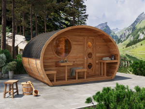 Frodo Sauna 4x3m - Elektrisk
