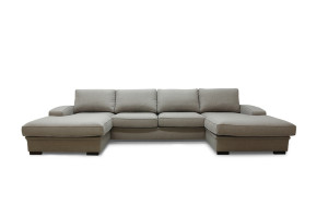 Grimstad D4d U-Sofa Med Sjeselong - Beige