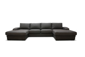 Grimstad D4d U-Sofa Med Sjeselong - Brun
