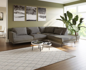Norefjell 25a Hjørnesofa - Brun