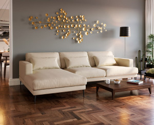 Norefjell D3 Sofa - Sand (Boss 2)