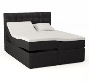 Premium Regulerbar Seng 160x200 - Antrasitt