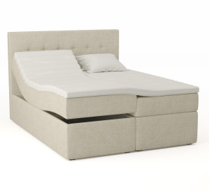 Premium Regulerbar Seng 160x200 - Sand