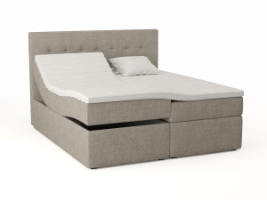 Premium Regulerbar Seng 180x200 - Beige