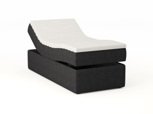 Premium Regulerbar Seng 90x200 - Antrasitt